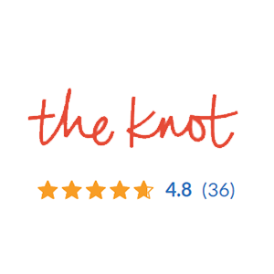 4.8 Star Review out of 38 Reviews of Scott's Seafood on the River on The Knot Website