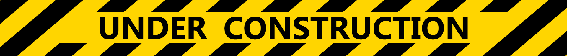 Under Construction Caution Bar