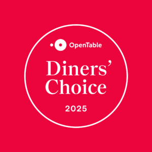 Diner's Choice Award OpenTable award for Diners' choice 2024.